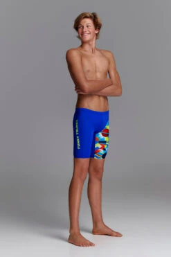 Funky Trunks - Planet Funky - Boys Training Jammers -Funky Trunks Swim Gear Store funky trunks planet funky boys training jammers 6