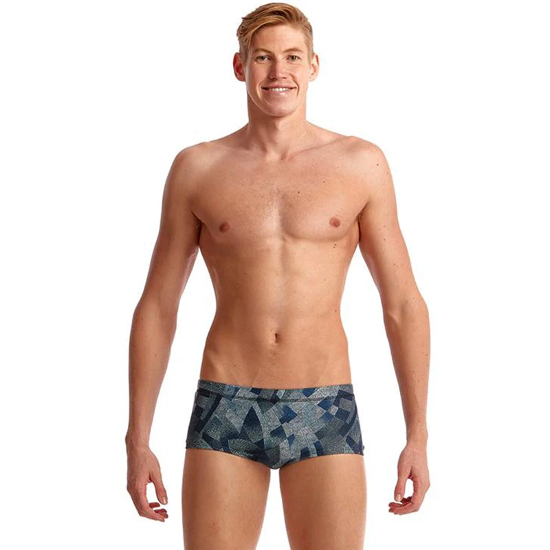 Funky Trunks - Pointillism - Mens Plain Front Trunks 1 Funky Trunks - Pointillism - Mens Plain Front Trunks