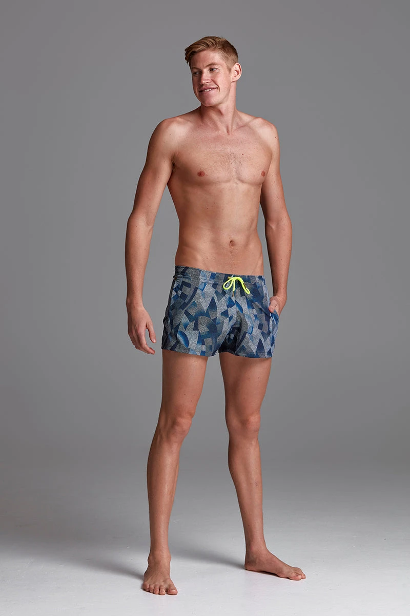 Funky Trunks - Pointillism - Mens Shorty Shorts 4 Funky Trunks - Pointillism - Mens Shorty Shorts - Image 4