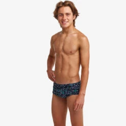 Funky Trunks - Pooped - Boys Eco Sidewinder Trunks -Funky Trunks Swim Gear Store funky trunks pooped boys eco sidewinder trunks 4