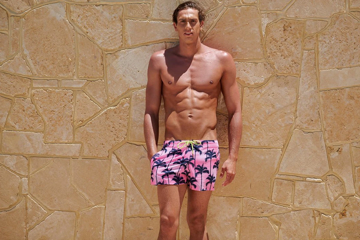 Funky Trunks - Pop Palms - Mens Shorty Shorts Short 6 Funky Trunks - Pop Palms - Mens Shorty Shorts Short - Image 6