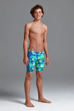 Funky Trunks - Pop Tropo - Boys Training Jammers -Funky Trunks Swim Gear Store funky trunks pop tropo boys training jammers 5