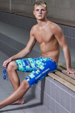 Funky Trunks - Pop Tropo - Boys Training Jammers -Funky Trunks Swim Gear Store funky trunks pop tropo boys training jammers 6