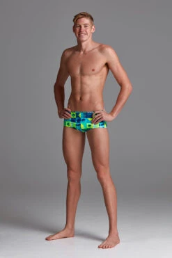 Funky Trunks - Pop Tropo - Mens Plain Front Trunks -Funky Trunks Swim Gear Store funky trunks pop tropo mens plain front trunks 5