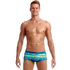 Funky Trunks - Prancercise - Mens Plain Front Trunks