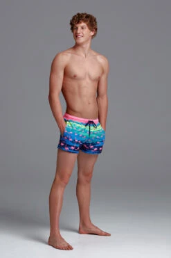 Funky Trunks - Prancercise - Mens Shorty Shorts -Funky Trunks Swim Gear Store funky trunks prancercise mens shorty shorts 4