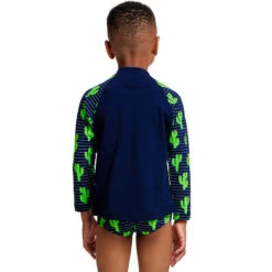 Funky Trunks - Prickly Pete - Toddler Boys Zippy Rash Vest -Funky Trunks Swim Gear Store funky trunks prickly pete toddler boys zippy rash vest 3