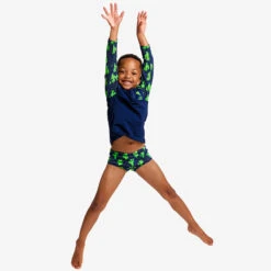 Funky Trunks - Prickly Pete - Toddler Boys Zippy Rash Vest -Funky Trunks Swim Gear Store funky trunks prickly pete toddler boys zippy rash vest 5