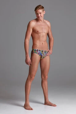 Funky Trunks - Prime Time - Mens Classic Briefs -Funky Trunks Swim Gear Store funky trunks prime time mens classic briefs 4