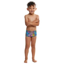 Funky Trunks - Prism Break - Toddler Boys Printed Trunks -Funky Trunks Swim Gear Store funky trunks prism break toddler boys printed trunks 4