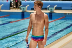 Funky Trunks - Rainbow Racer - Mens Sidewinder Trunks -Funky Trunks Swim Gear Store funky trunks rainbow racer mens sidewinder trunks 4