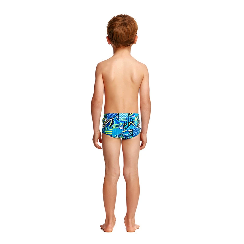 Funky Trunks - Rock Steady Toddler Boys Printed Trunk 3 Funky Trunks - Rock Steady Toddler Boys Printed Trunk - Image 3
