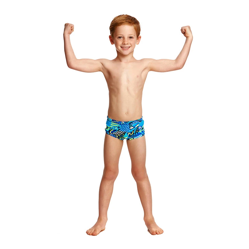 Funky Trunks - Rock Steady Toddler Boys Printed Trunk 5 Funky Trunks - Rock Steady Toddler Boys Printed Trunk - Image 5