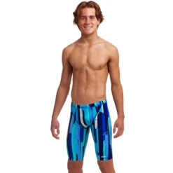 Funky Trunks - Roller Paint - Boys Training Jammers -Funky Trunks Swim Gear Store funky trunks roller paint boys training jammers 5
