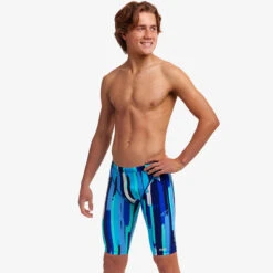 Funky Trunks - Roller Paint - Boys Training Jammers -Funky Trunks Swim Gear Store funky trunks roller paint boys training jammers 6