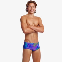 Funky Trunks - Screen Time - Mens Sidewinder Trunks -Funky Trunks Swim Gear Store funky trunks screen time mens sidewinder trunks 4