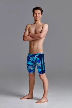 Funky Trunks - Sea Spray Boys Training Jammer 7 Funky Trunks - Sea Spray Boys Training Jammer -Funky Trunks Swim Gear Store funky trunks sea spray boys training jammer 4