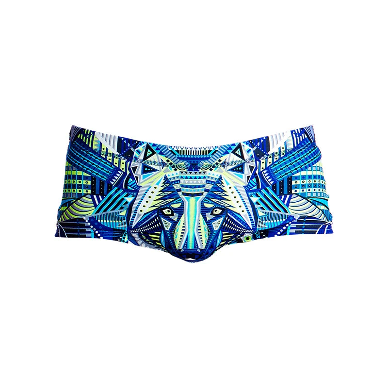 Funky Trunks - Sea Wolf Mens Plain Front Trunks 2 Funky Trunks - Sea Wolf Mens Plain Front Trunks - Image 2