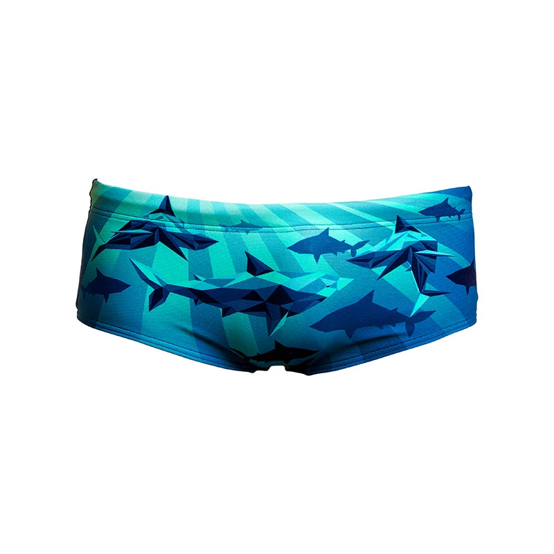 Funky Trunks - Shark Bay - Boys Sidewinder Trunks 2 Funky Trunks - Shark Bay - Boys Sidewinder Trunks - Image 2