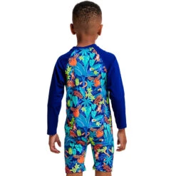 Funky Trunks - Slothed - Toddler Boys Go Jump Suit -Funky Trunks Swim Gear Store funky trunks slothed toddler boys go jump suit 3