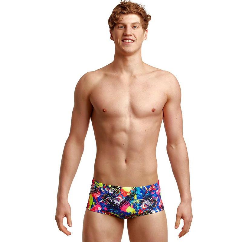 Funky Trunks - Smash City - Mens Classic Trunks 1 Funky Trunks - Smash City - Mens Classic Trunks