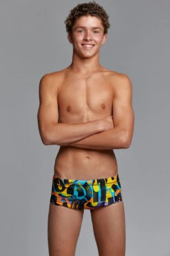 Funky Trunks - Smooth Stroke - Boys Classic Trunks -Funky Trunks Swim Gear Store funky trunks smooth stroke boys classic trunks 4