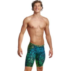 Funky Trunks - Spraying Alive - Mens Training Jammers -Funky Trunks Swim Gear Store funky trunks spraying alive mens training jammers 5