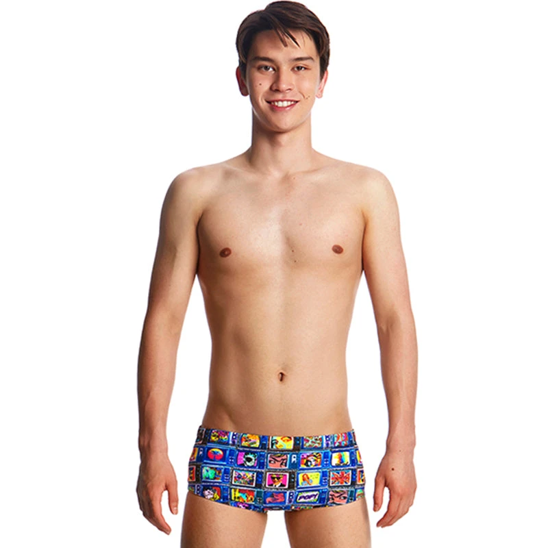 Funky Trunks - Square Eyes Boys Classic Trunks 1 Funky Trunks - Square Eyes Boys Classic Trunks
