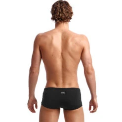 Funky Trunks - Still Black - Mens Plain Front Trunks 6 Funky Trunks - Still Black - Mens Plain Front Trunks -Funky Trunks Swim Gear Store funky trunks still black solid mens plain front trunks 3