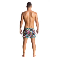 Funky Trunks - Test Signal Mens Shorty Shorts -Funky Trunks Swim Gear Store funky trunks test signal shorty shorts mens 3