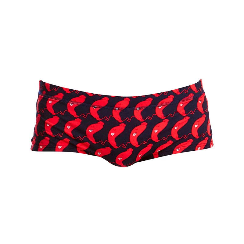 Funky Trunks - The Great Sausage Run Mens Plain Front Trunks 2 Funky Trunks - The Great Sausage Run Mens Plain Front Trunks - Image 2