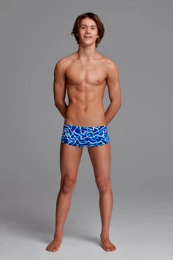 Funky Trunks - Ticker Tape - Boys Classic Trunks -Funky Trunks Swim Gear Store funky trunks ticker tape boys classic trunks 4
