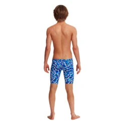 Funky Trunks - Ticker Tape - Boys Training Jammers -Funky Trunks Swim Gear Store funky trunks ticker tape boys training jammers 3