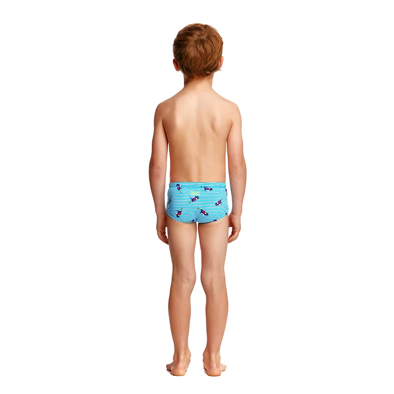 Funky Trunks - Tweety Tweet Toddler Boys Printed Trunk 3 Funky Trunks - Tweety Tweet Toddler Boys Printed Trunk - Image 3