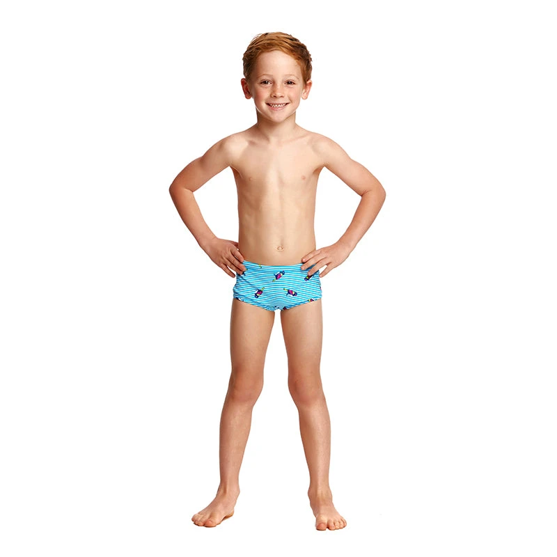 Funky Trunks - Tweety Tweet Toddler Boys Printed Trunk 4 Funky Trunks - Tweety Tweet Toddler Boys Printed Trunk - Image 4