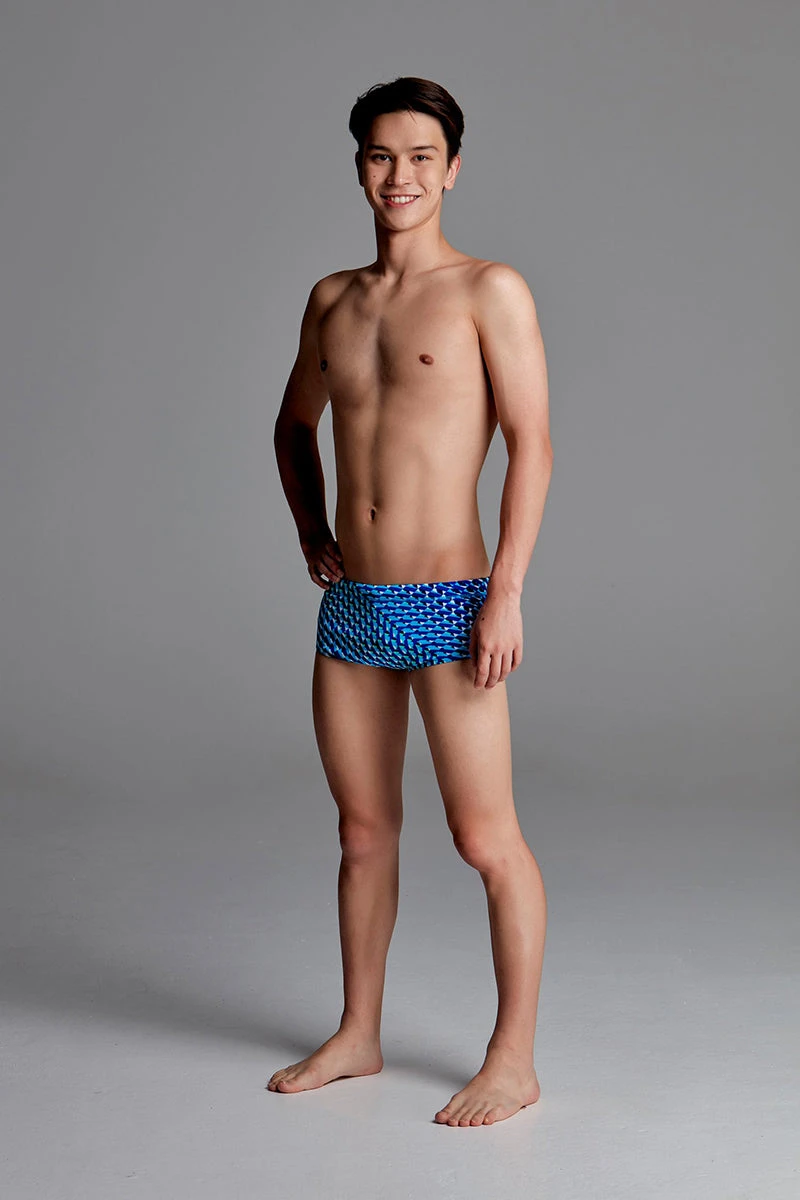 Funky Trunks - Vapour Scale Boys Classic Trunks 4 Funky Trunks - Vapour Scale Boys Classic Trunks - Image 4