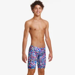 Funky Trunks - Video Star - Boys Training Jammers -Funky Trunks Swim Gear Store funky trunks video star boys training jammers 3