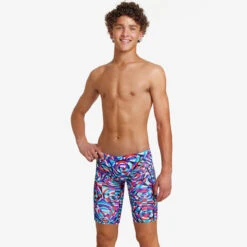 Funky Trunks - Video Star - Boys Training Jammers -Funky Trunks Swim Gear Store funky trunks video star boys training jammers 4