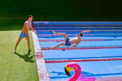 Funky Trunks - White Stripes Mens Shorty Shorts Short -Funky Trunks Swim Gear Store funky trunks white stripes mens shorty shorts short 6