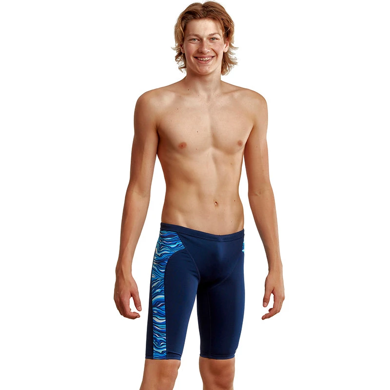 Funky Trunks - Wild Water - Boys Eco Training Jammers 5 Funky Trunks - Wild Water - Boys Eco Training Jammers - Image 5