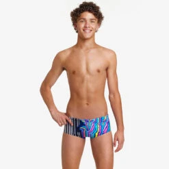 Funky Trunks - Zorse Code - Boys Sidewinder Trunks -Funky Trunks Swim Gear Store funky trunks zorse code boys sidewinder trunks 4